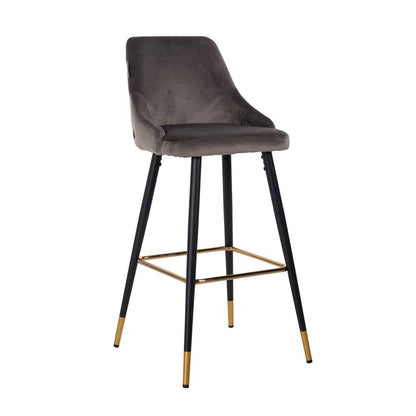 Richmond Möbel | Barhocker Imani aus Samt | Grün