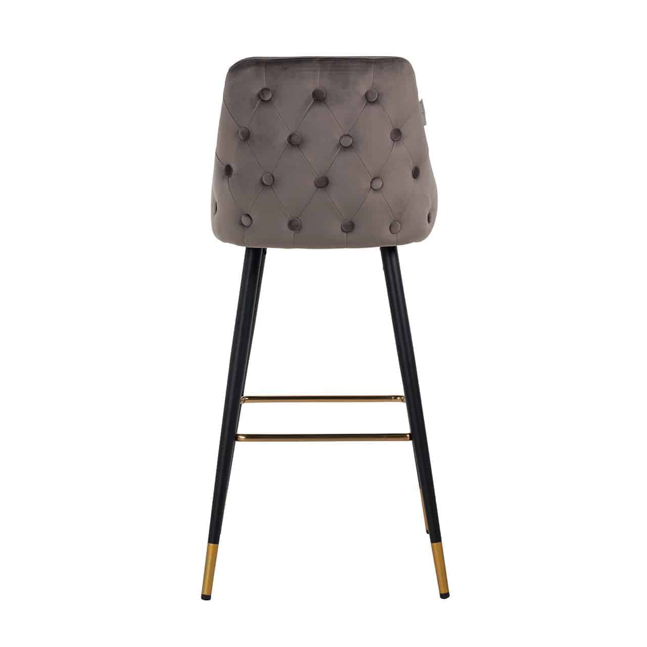 Richmond Möbel | Barhocker Imani aus Samt | Grün