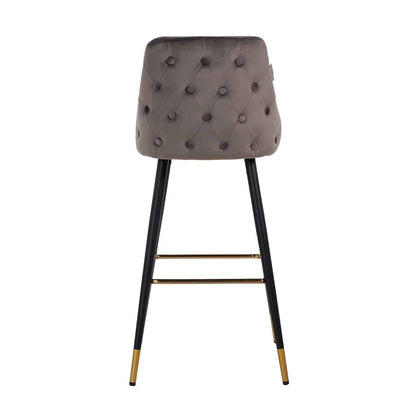 Richmond Möbel | Barhocker Imani aus Samt | Grün