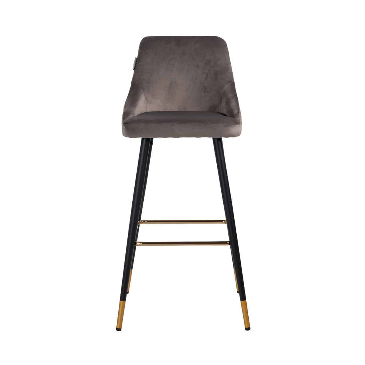 Richmond Möbel | Barhocker Imani aus Samt | Grün