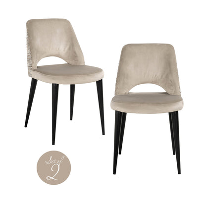 Esszimmerstuhl Tabitha Feuerresistent (Set von 2)