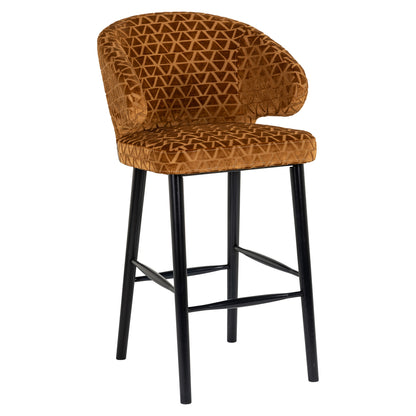 Richmond Möbel Barhocker Indigo old gold triangle | 212796