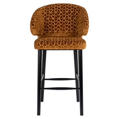 Richmond Möbel Barhocker Indigo old gold triangle | 212796