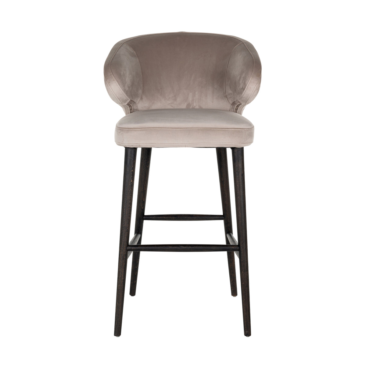 Richmond Möbel Barhocker Indigo khaki velvet | 210464