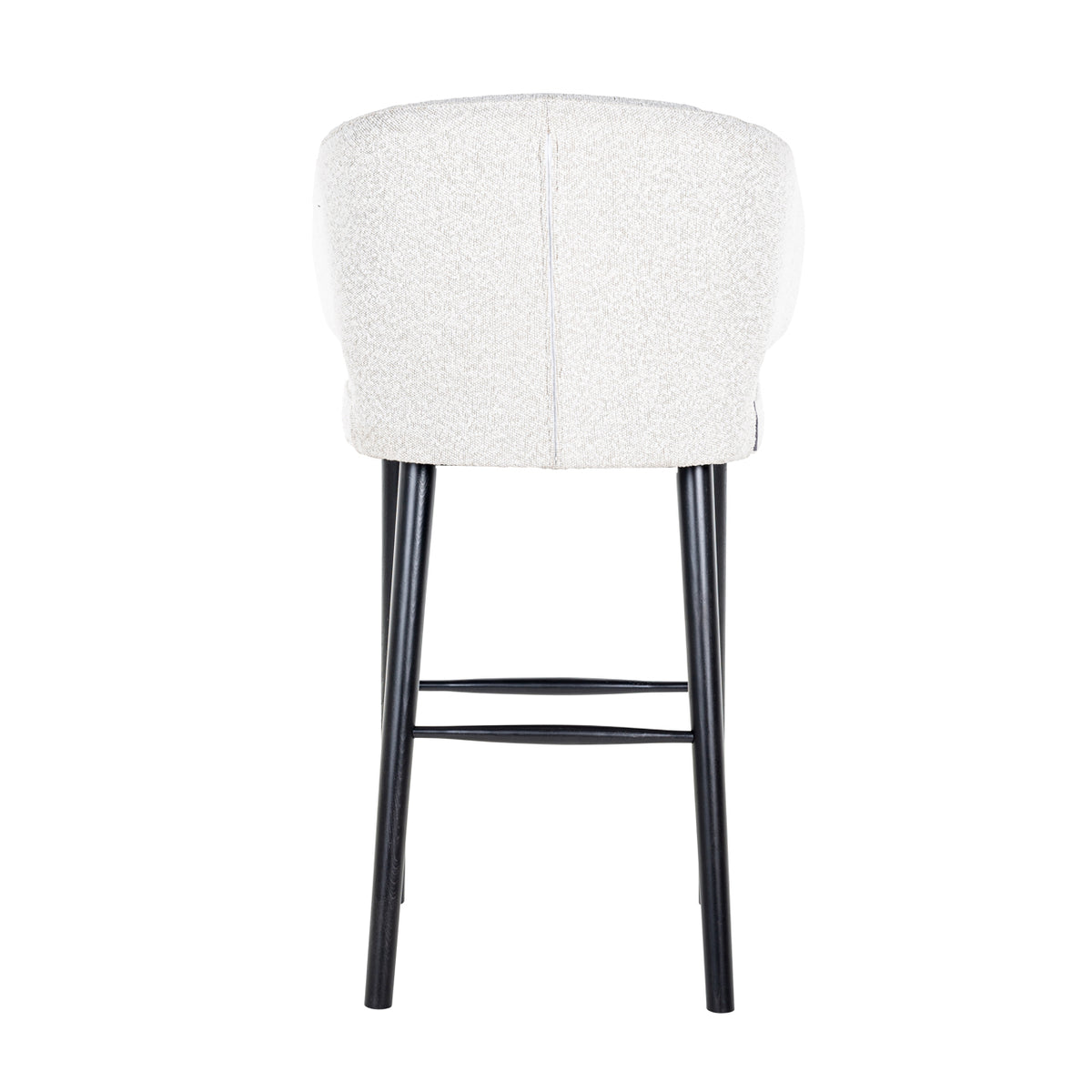 Richmond Möbel Barhocker Indigo white bouclé | 210675