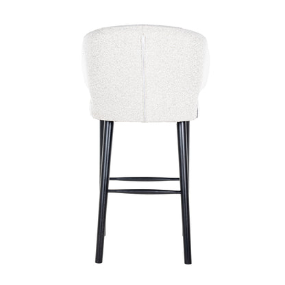 Richmond Möbel Barhocker Indigo white bouclé | 210675