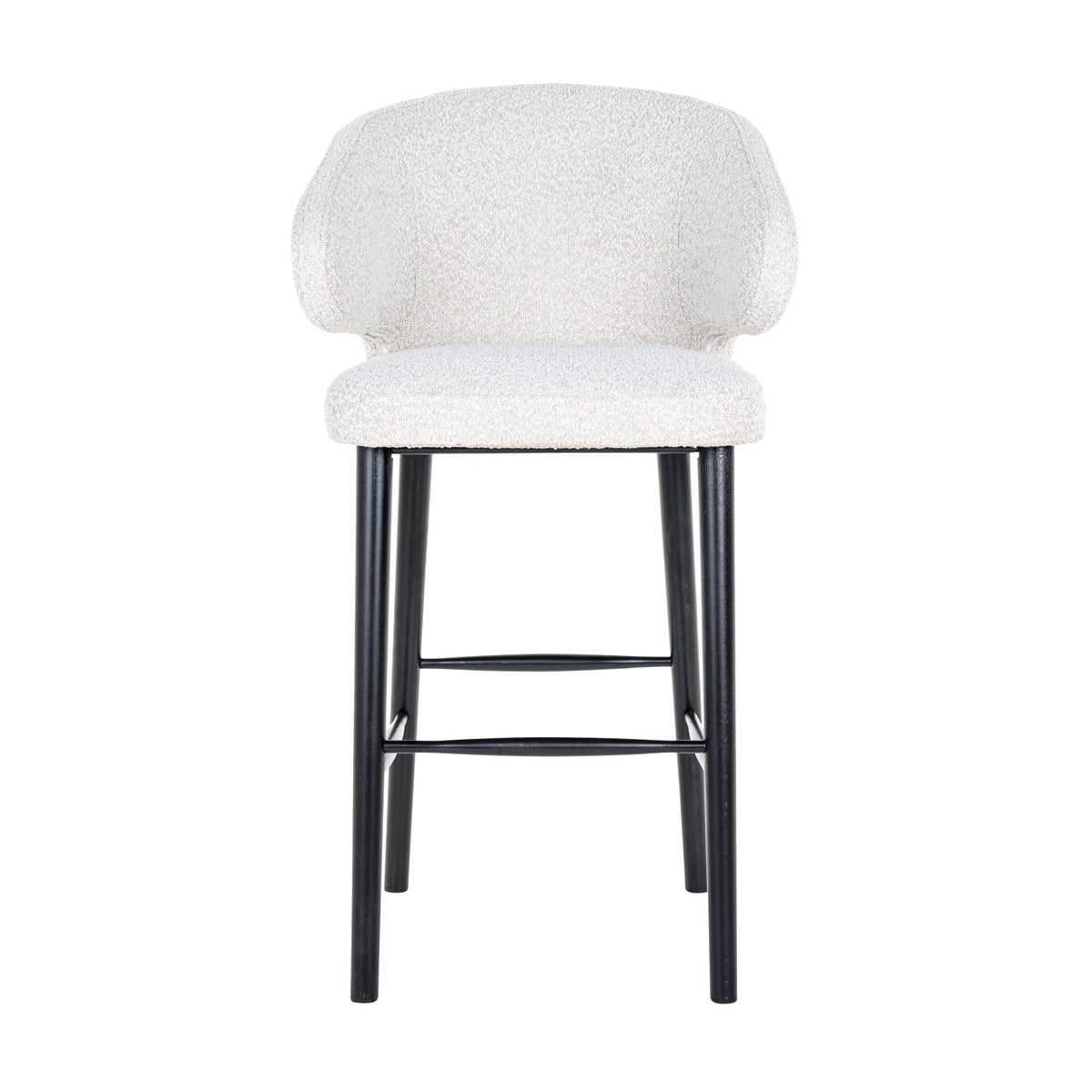 Richmond Möbel Barhocker Indigo white bouclé | 210675