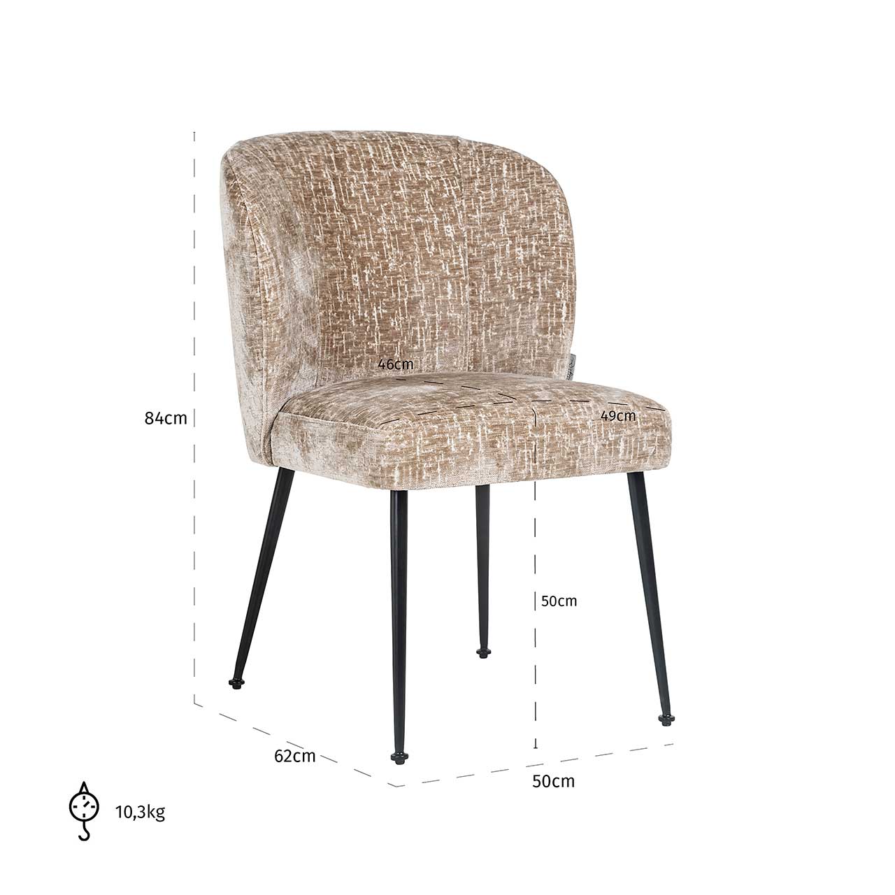 Richmond Möbel | Stuhl Fallon | Shitake island