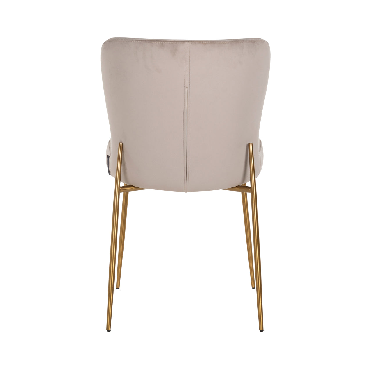 Richmond Möbel | Esszimmerstuhl Odessa Feuerresistent (Set von 2) | Khaki-velvet