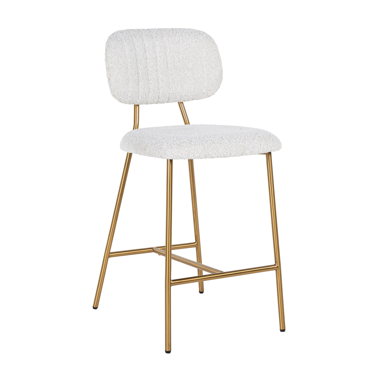Richmond Möbel | Thekenstuhl Xenia (Set von 2) | White-boucle