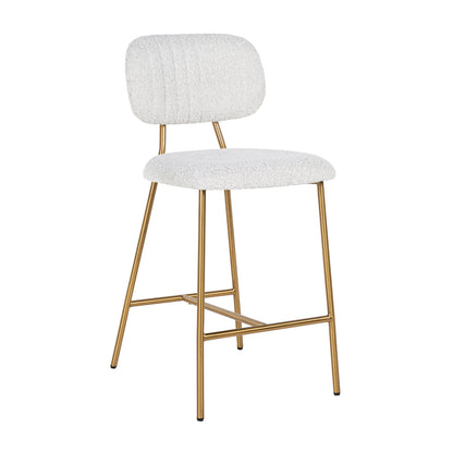 Richmond Möbel | Thekenstuhl Xenia (Set von 2) | White-boucle