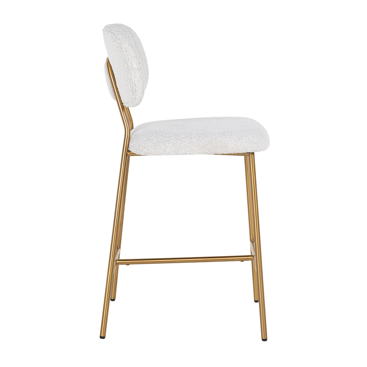 Richmond Möbel | Thekenstuhl Xenia (Set von 2) | White-boucle