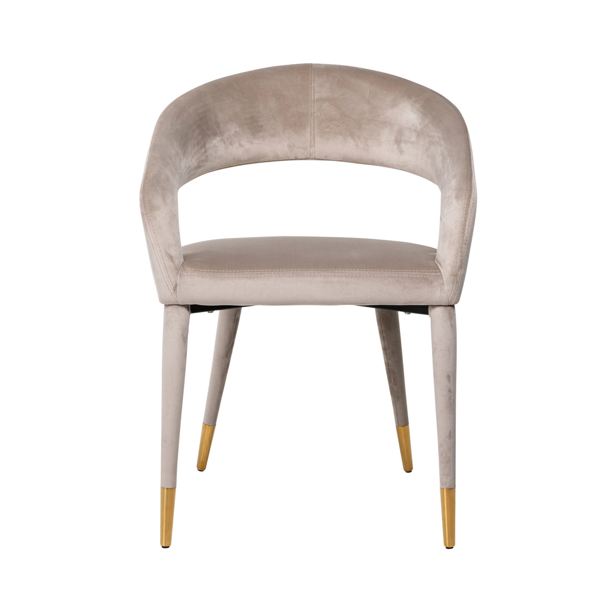Richmond Möbel Esszimmerstuhl Gia Feuerresistent khaki velvet | 210753