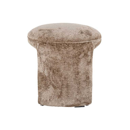 Richmond Möbel | Hocker Fargo aus Chenille | Taupe