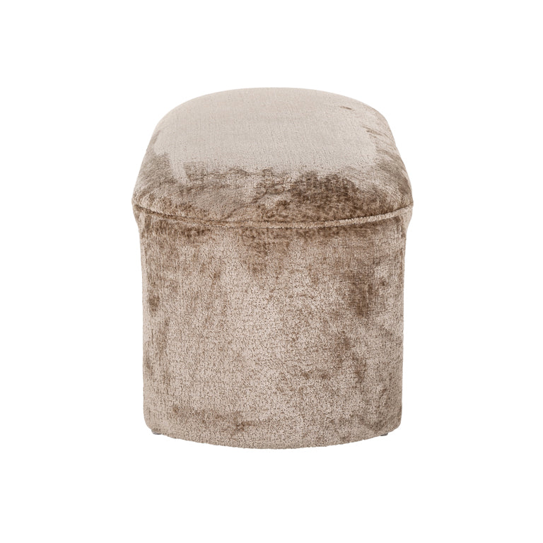 Richmond Möbel | Sitzbank Fargo aus Chenille | Taupe