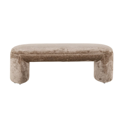 Richmond Möbel | Sitzbank Fargo aus Chenille | Taupe