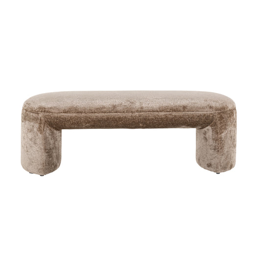 Richmond Möbel | Sitzbank Fargo aus Chenille | Taupe