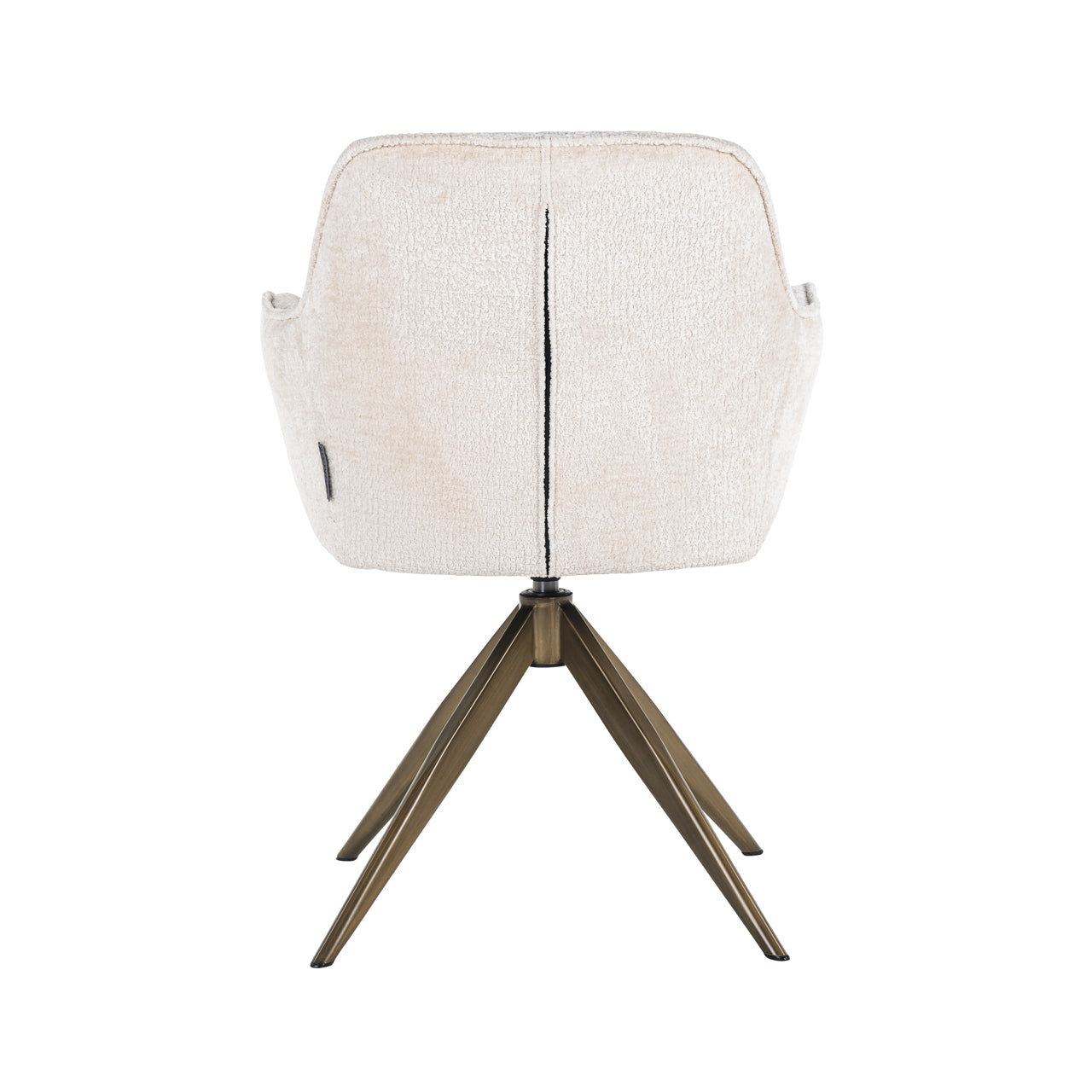 Richmond Möbel | Esszimmerstuhl Aline drehbar Feuerresistent | Khaki-velvet