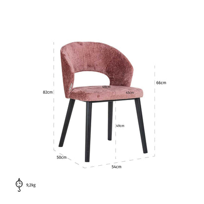 Richmond Möbel | Stuhl Savoy aus Chenille Kopie