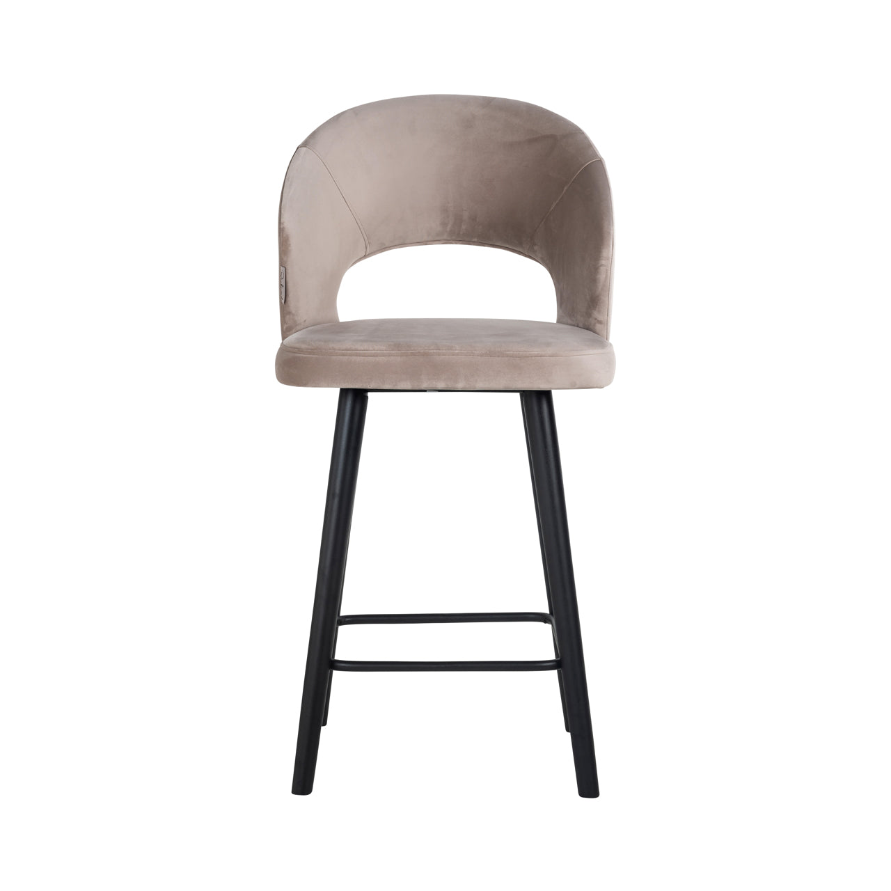 Richmond Möbel | Thekenstuhl Savoy | Khaki-velvet