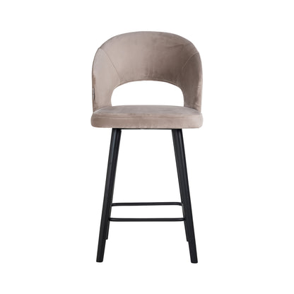 Richmond Möbel | Thekenstuhl Savoy | Khaki-velvet