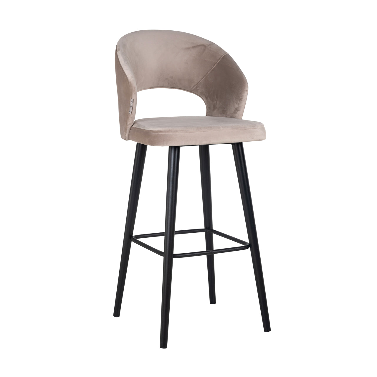 Richmond Möbel | Barhocker Savoy | Khaki-velvet