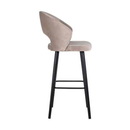 Richmond Möbel | Barhocker Savoy | Khaki-velvet