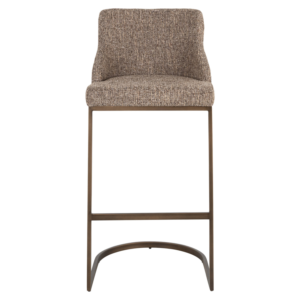 Richmond Möbel Barhocker Bolton (Set von 2) brown tweed | 214160