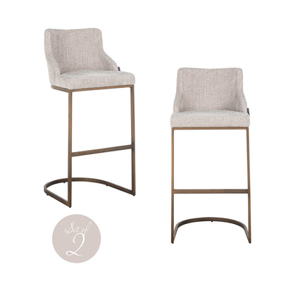Richmond Möbel | Barhocker Bolton (Set von 2) | Natural-renegade