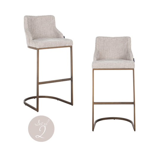 Richmond Möbel | Barhocker Bolton (Set von 2) | Natural-renegade