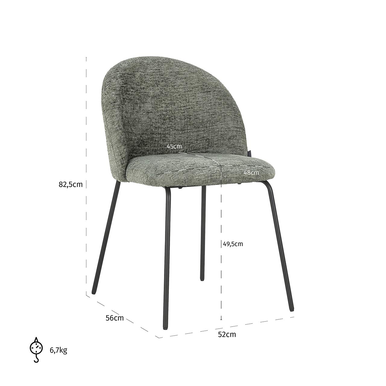 Richmond Möbel | Stuhl Alyssa | Creme