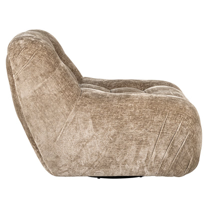 Richmond Möbel | Sessel Rosy aus Chenille | Taupe