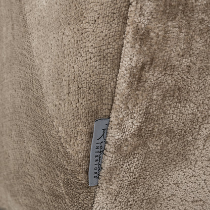 Richmond Möbel | Sessel Rosy aus Chenille | Taupe