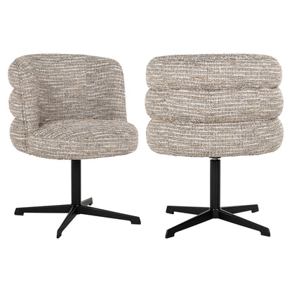 Richmond Möbel | Esszimmerstuhl Alexander Jones drehbar (Chadwick) | Beige-coco