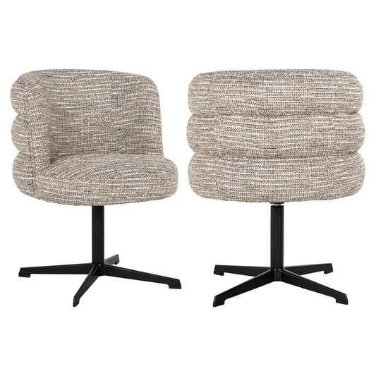 Richmond Möbel | Esszimmerstuhl Alexander Jones drehbar (Chadwick) | Beige-coco