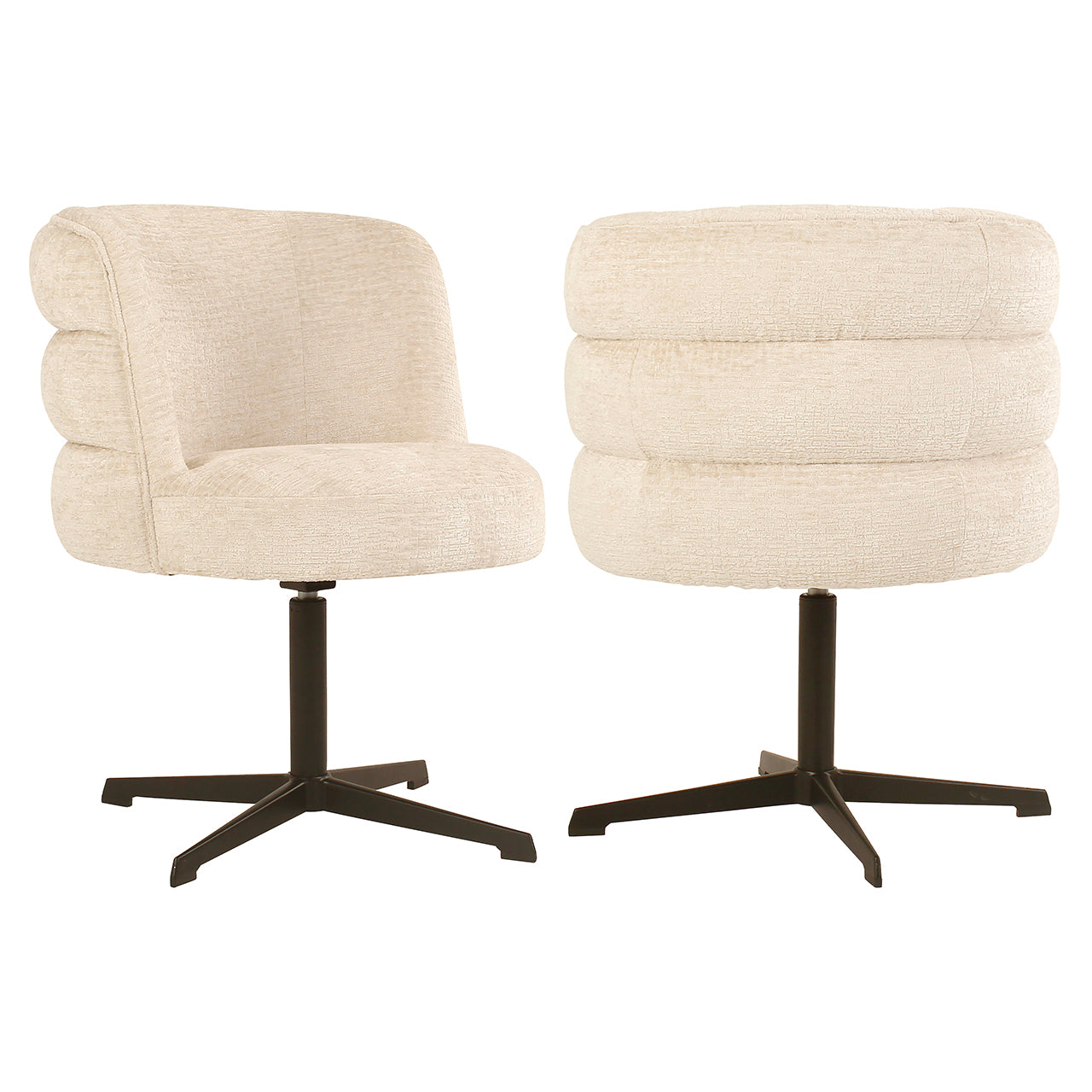 Richmond Möbel | Esszimmerstuhl Alexander Jones drehbar (Chadwick) | Beige-coco