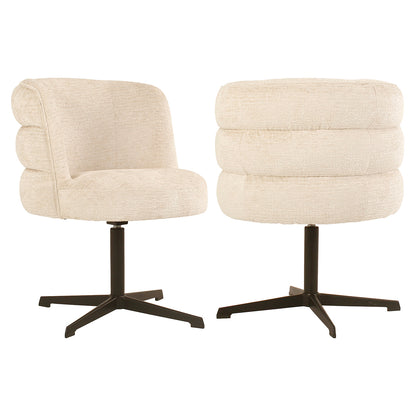 Richmond Möbel | Esszimmerstuhl Alexander Jones drehbar (Chadwick) | Beige-coco