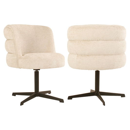 Richmond Möbel Esszimmerstuhl Alexander Jones drehbar (Chadwick) cream fusion | 212323