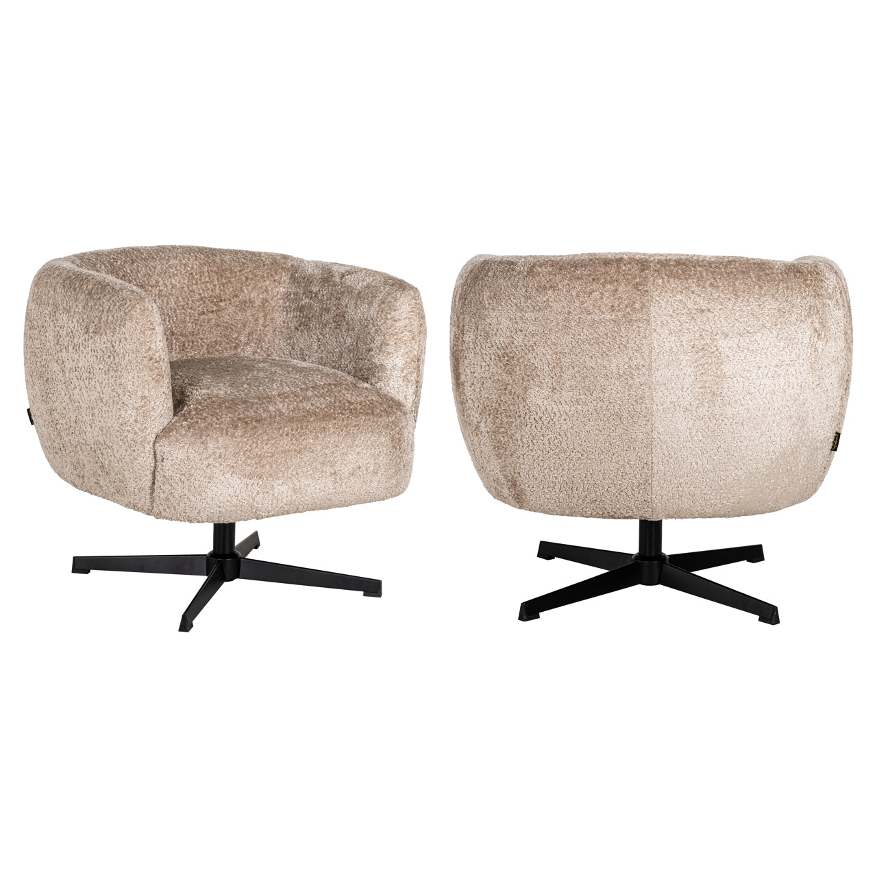 Richmond Möbel | Lounge Stuhl Estelle drehbar | Sheep-natural