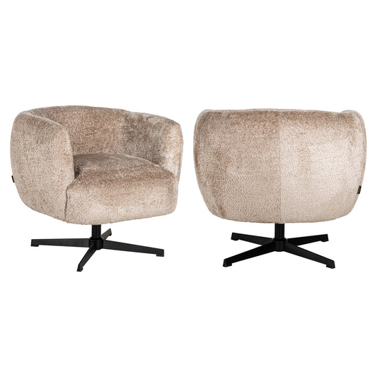 Richmond Möbel | Lounge Stuhl Estelle drehbar | Sheep-natural