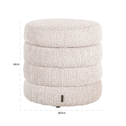Richmond Möbel | Hocker & Fußbank Adele | Sheep-natural