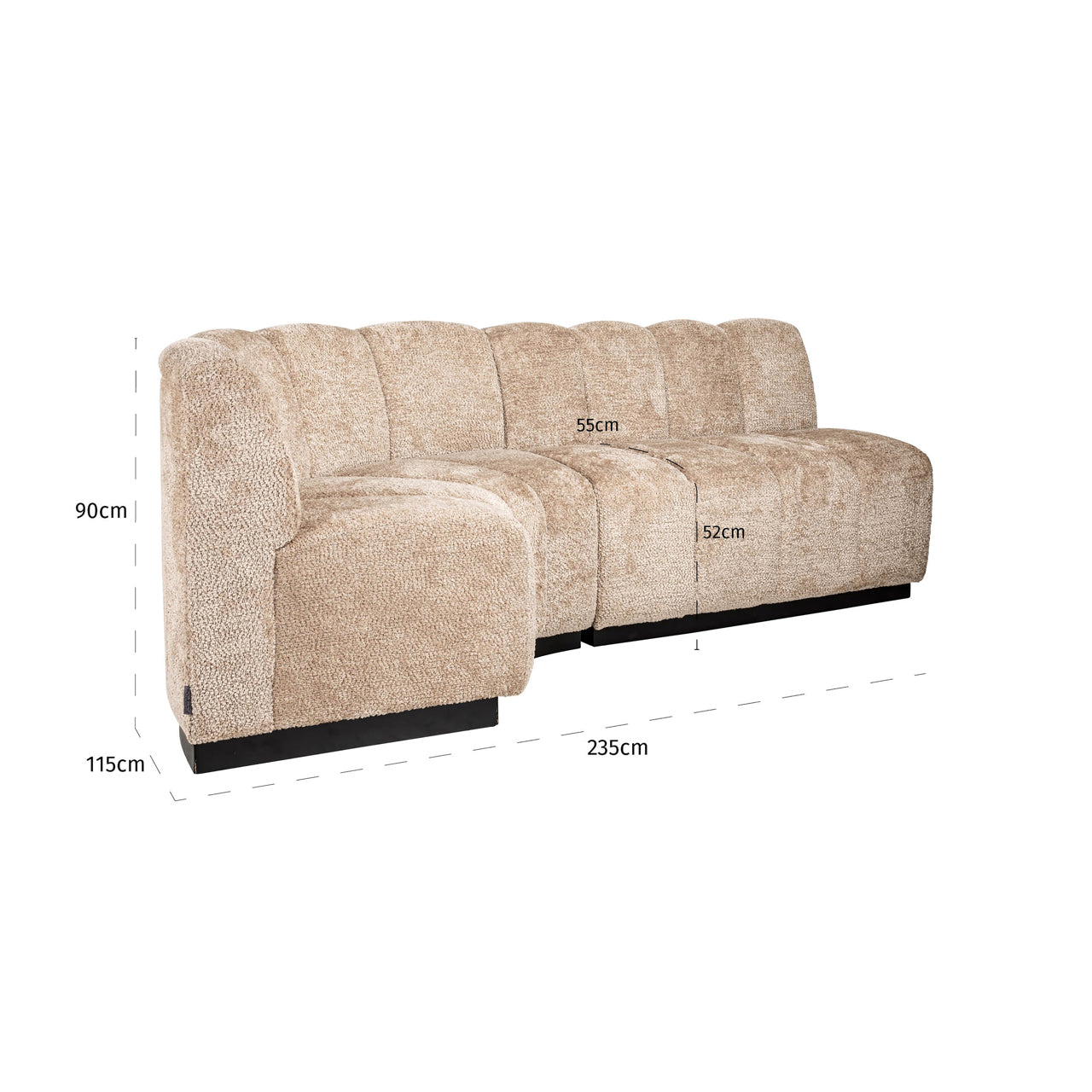 Richmond Möbel | Sitzbank Hillpark | Lovely-beige