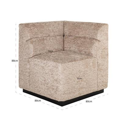 Richmond Möbel | Sitzbank Delia customized corner fire retardant