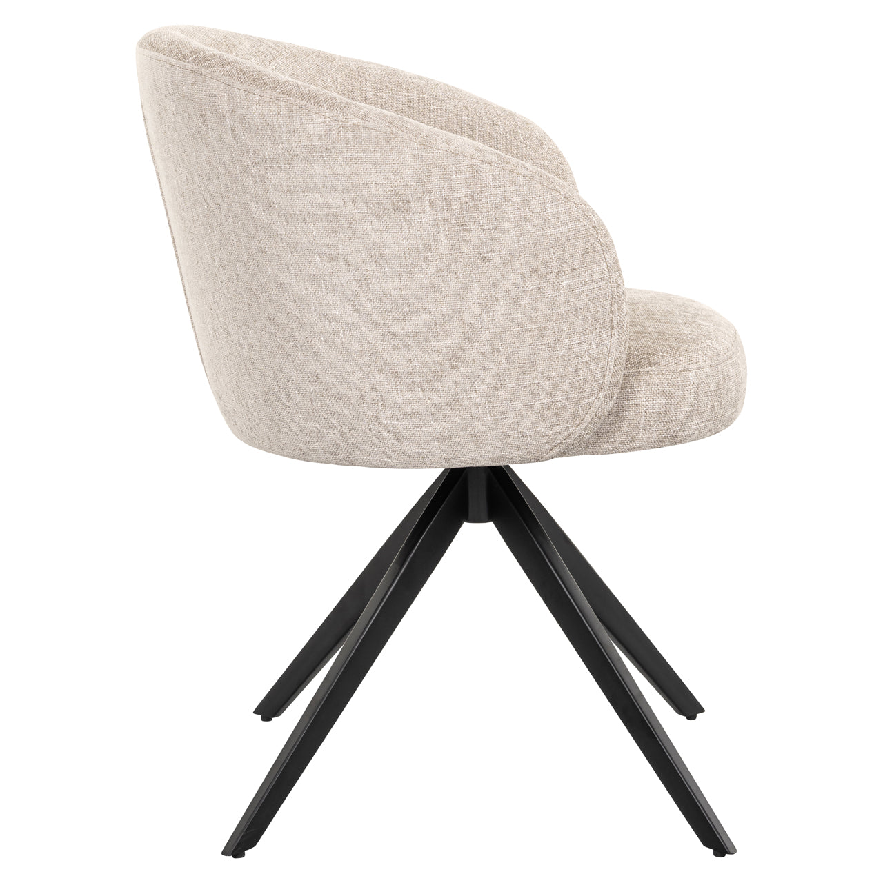 Richmond Möbel | Esszimmerstuhl Olivia drehbar | Natural-miami