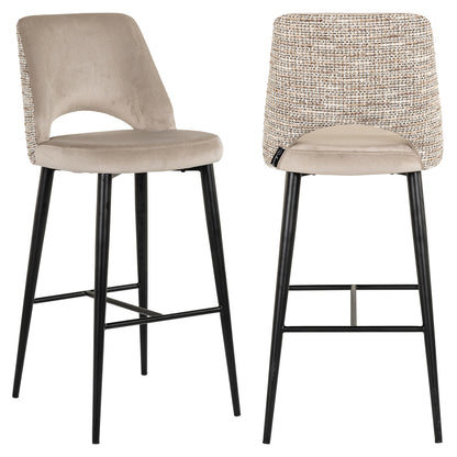 Richmond Möbel Barhocker Tabitha Feuerresistent trendy nature | 213307
