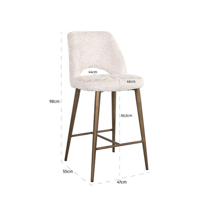 Richmond Möbel | Thekenstuhl Delphine | Lovely-cream