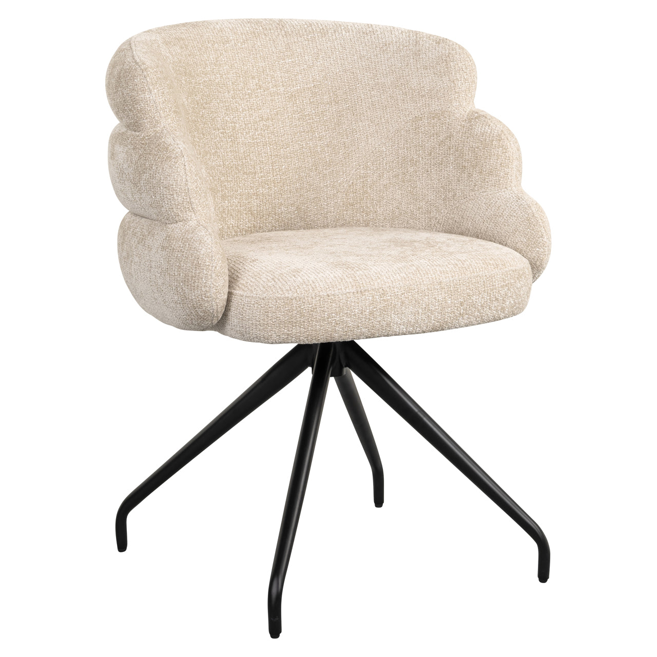 Richmond Möbel | Esszimmerstuhl Kayla drehbar | Cream-unicorn