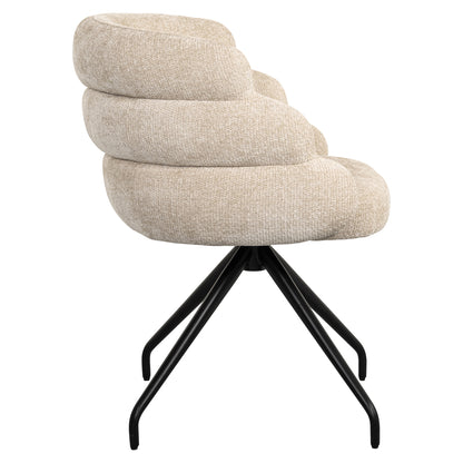 Richmond Möbel | Esszimmerstuhl Kayla drehbar | Cream-unicorn