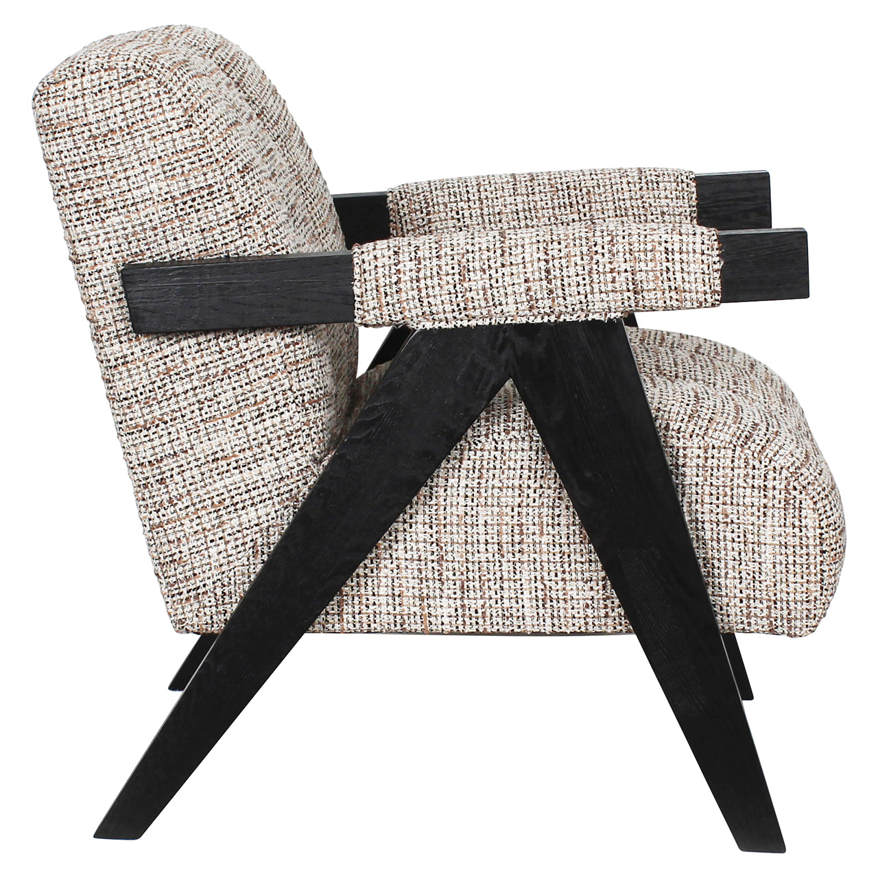 Richmond Möbel | Lounge Stuhl Clover be straight dark brown | Trendy-nature