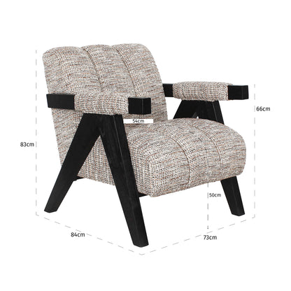 Richmond Möbel | Lounge Stuhl Clover be straight dark brown | Trendy-nature